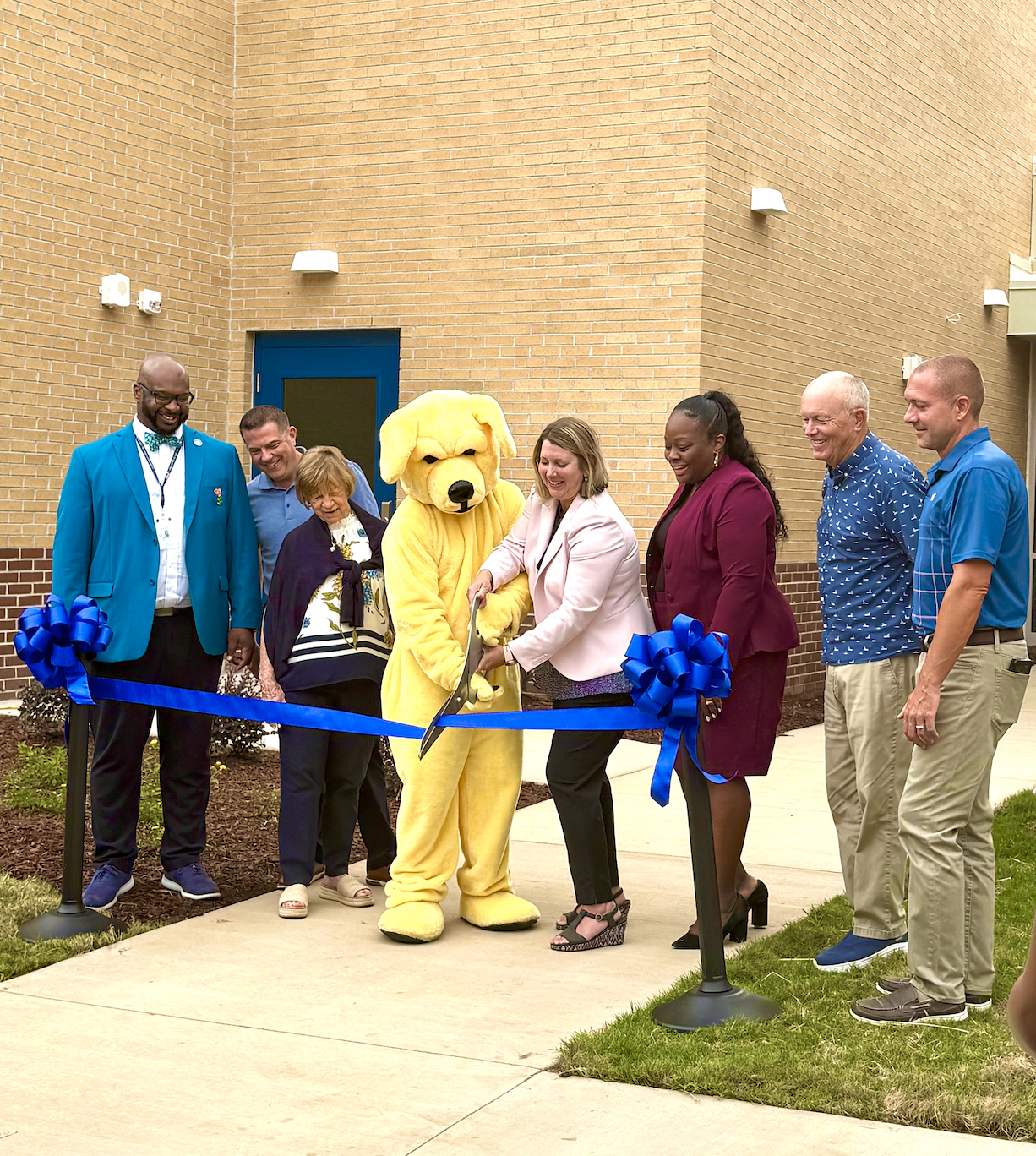 Ribbon Cutting for Classroom Wing Addition